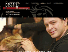 Tablet Screenshot of friseur-pascal.de